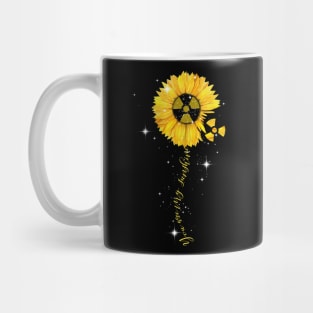 Radiologist Sunflower Hippie Gift For Rad Tech Lover Mug